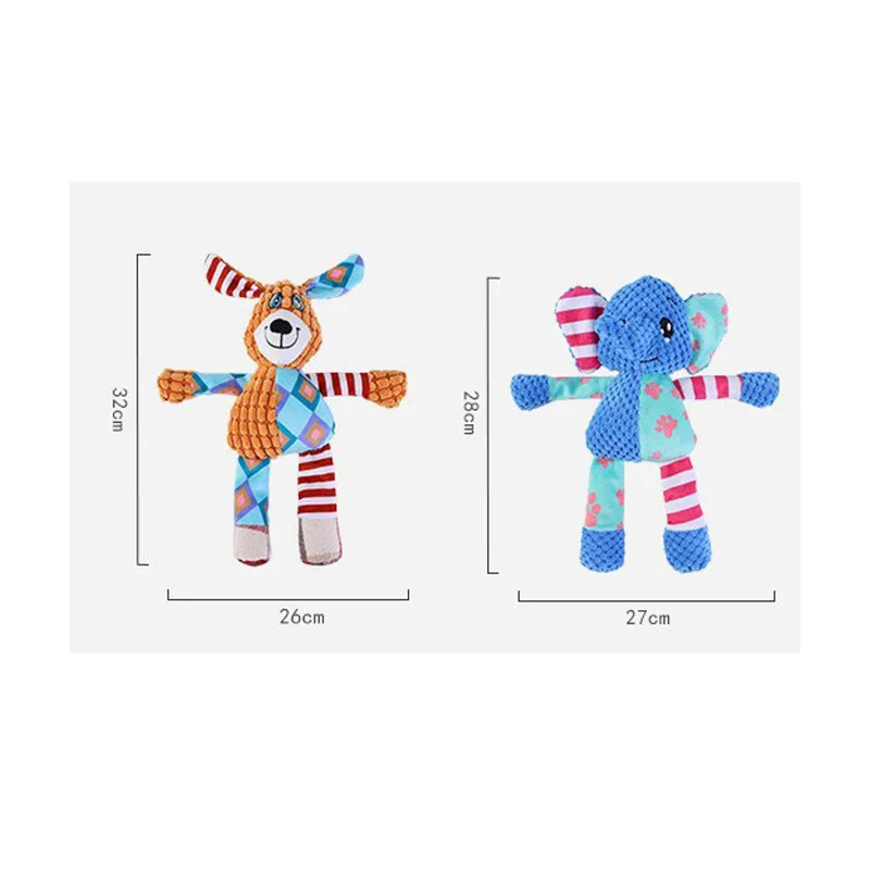 Plush Bite-Resistant Dog Toy for Teeth Grinding and Entertainment