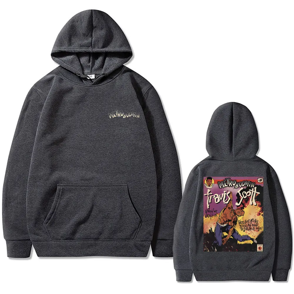 Rapper Metro Boomin Cactus Jack Utopia Graphic Hoodie Men Women Fashion Vintage Hooded Sweatshirt Male Hip Hop Oversized Hoodies