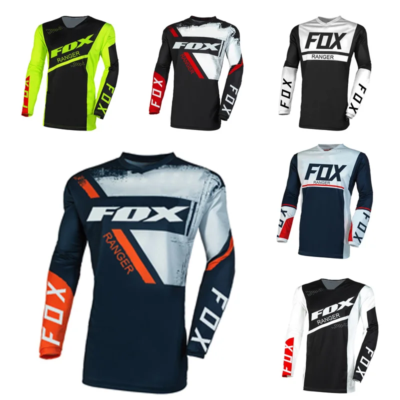 Motocross Mountain Enduro Bike Abbigliamento Moto Downhill T-Shirt Fox Ranger Bike Jersey Mountain Bike Shirt Bmx