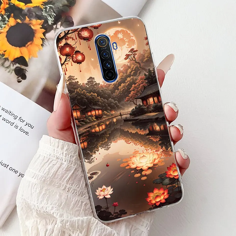 Fashion Flower Soft Silicone TPU Bumper Case - Enhanced Protection Cover