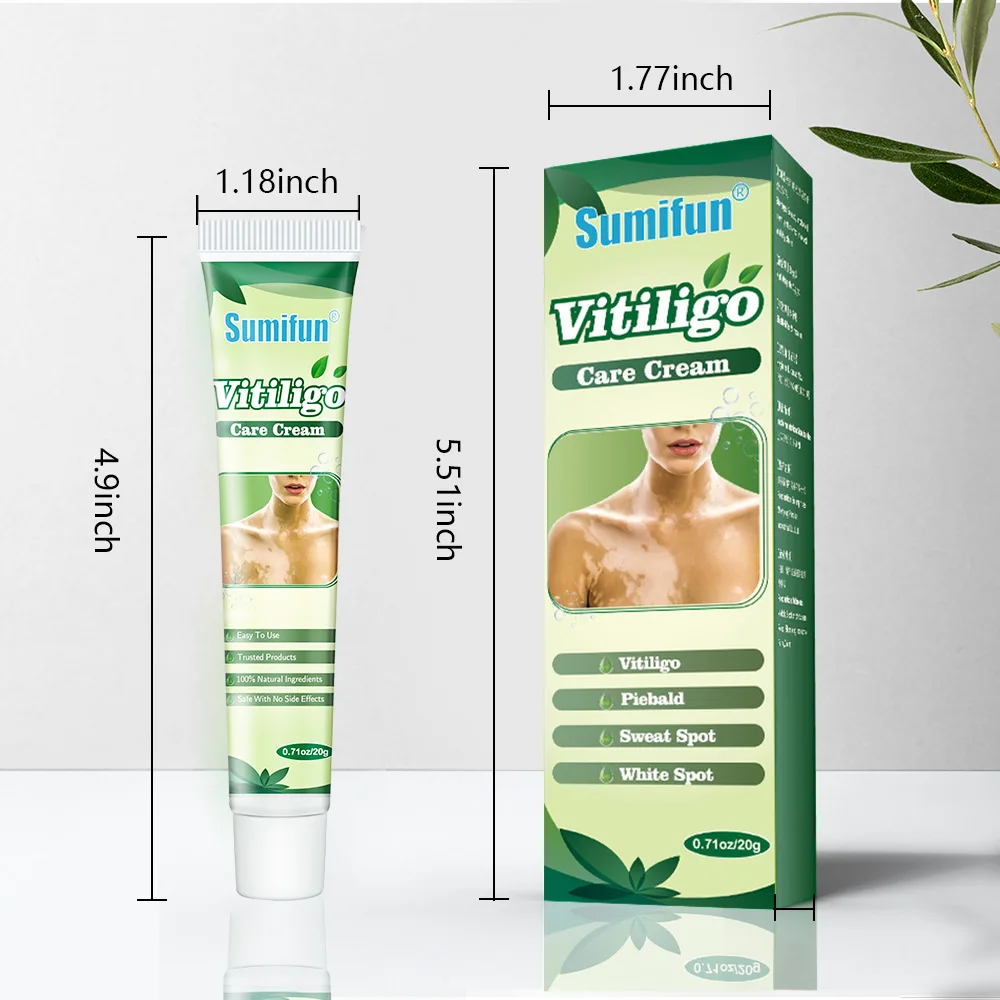 10Pcs Sumifun Vitiligo Repair Cream White Spot Disease Treatment Ointment Localized Leukoplakia Nourishing Skin Chiense Medicine