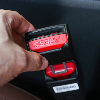 2 Pezzi Prolunga Clip Cintura di Sicurezza Auto, Connettore di Estensione Fibbia Blocco Cintura, Convertitore Estensore Cintura di Sicurezza, Accessori Seggiolino Auto per Bambini