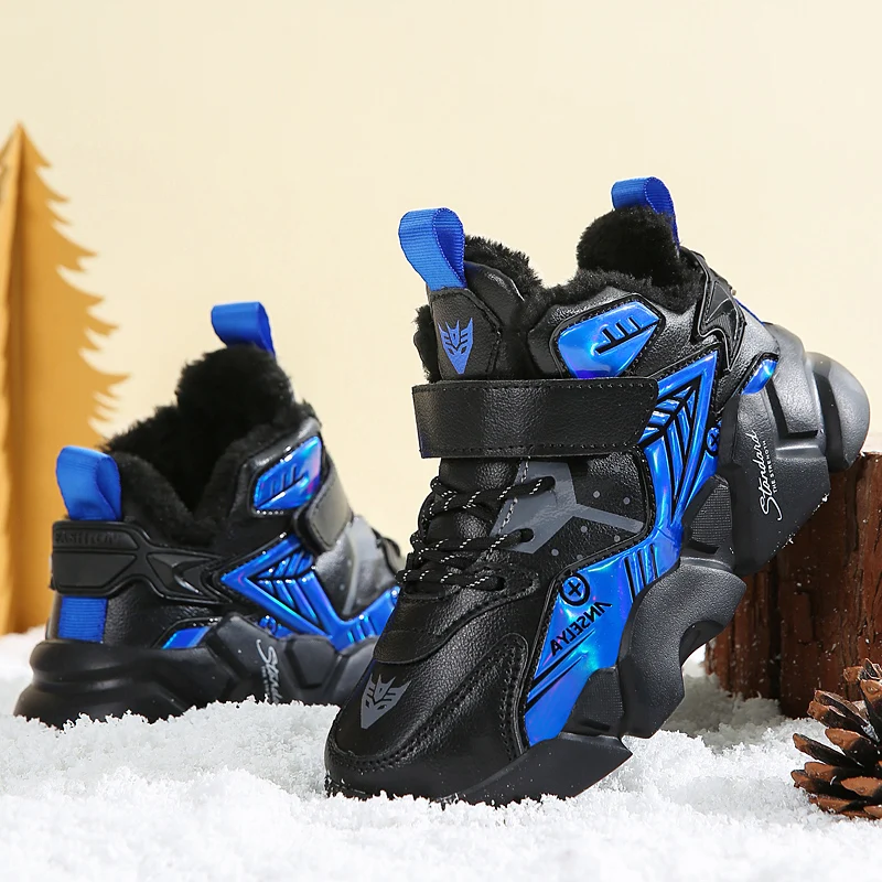 Kids Snow Boots for Boys Girls High Quality Winter Warm Waterproof Children Fashion Sport Shoes Sneakers Girls Snow Boots 2