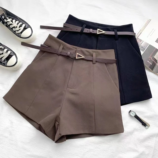 ITOOLIN Casual Women's Shorts A-line High Waist Short - Image 3