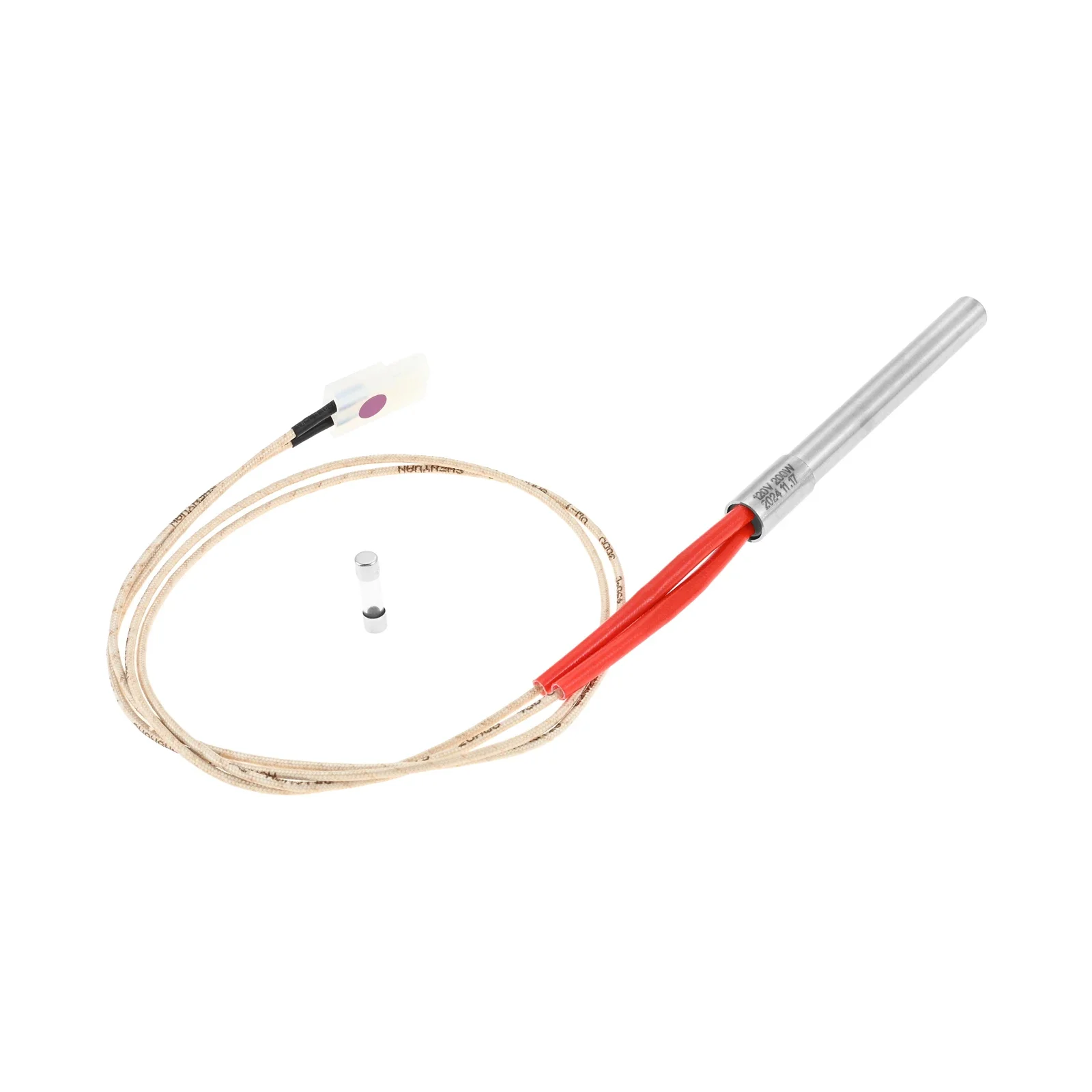 16801-20B Hot Rod Igniter with 1 Fuses Fit for Oklahoma Joe's Rider 600 900 Combo DLX Pellet Grill Igniter Rod Heating Element