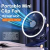 Camping Fan8000mAh Rechargeable Desktop Portable Air Circulator Wireless Ceiling Electric Fan With LED Light Clip-on Home Fan 1