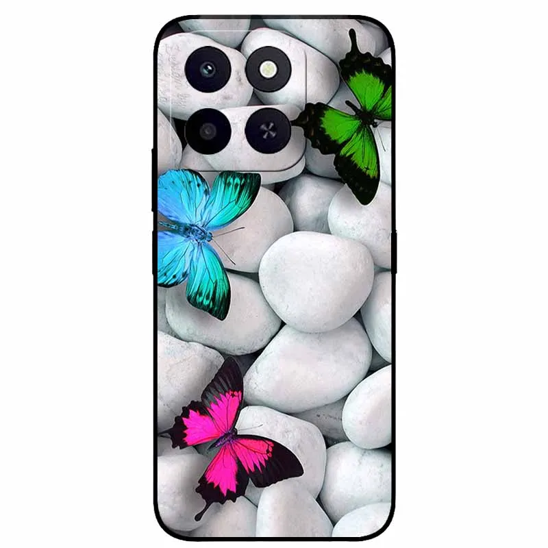 Wolf Bumper Silicone TPU Phone Case - Planet Protective Cool Animal Coque, 6.61