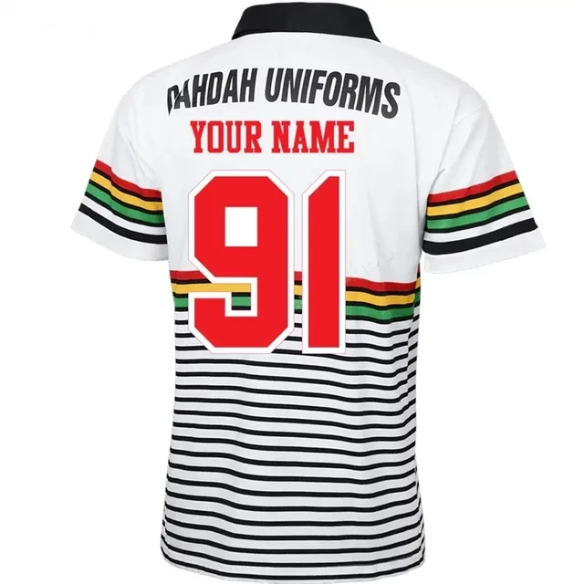 1991 Penrith Panthers Home / Away Retro Jersey Rugby Jersey-Mens Size:S-5XL（Print Name Number）Top Quality