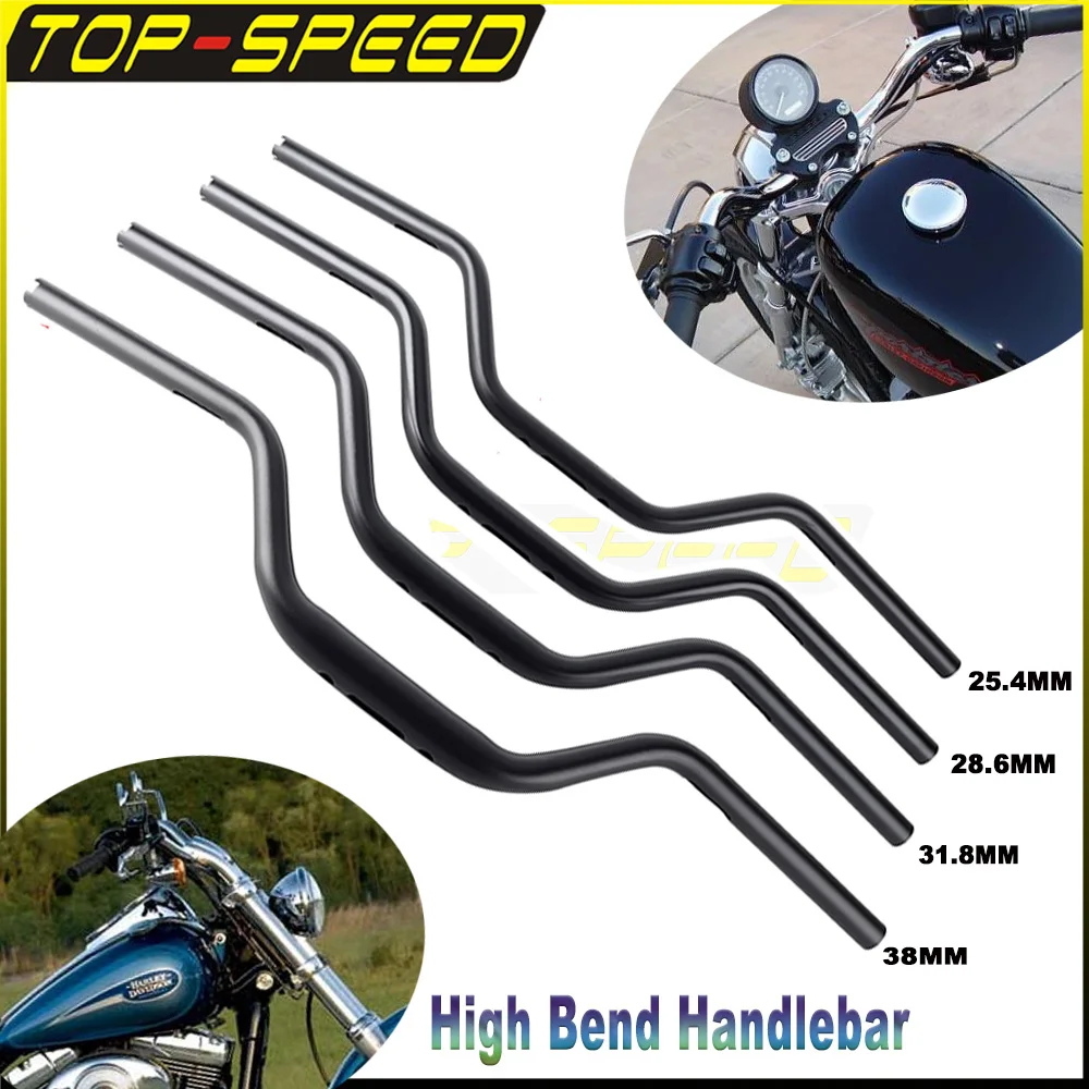 

Мотоциклетная ручка, руль для Harley Dyna Low Rider, FXDLS Street, Bob, FXDF, FXDB, FXBB, Sportster, 25 мм, 28 мм, 32 мм, 38 мм