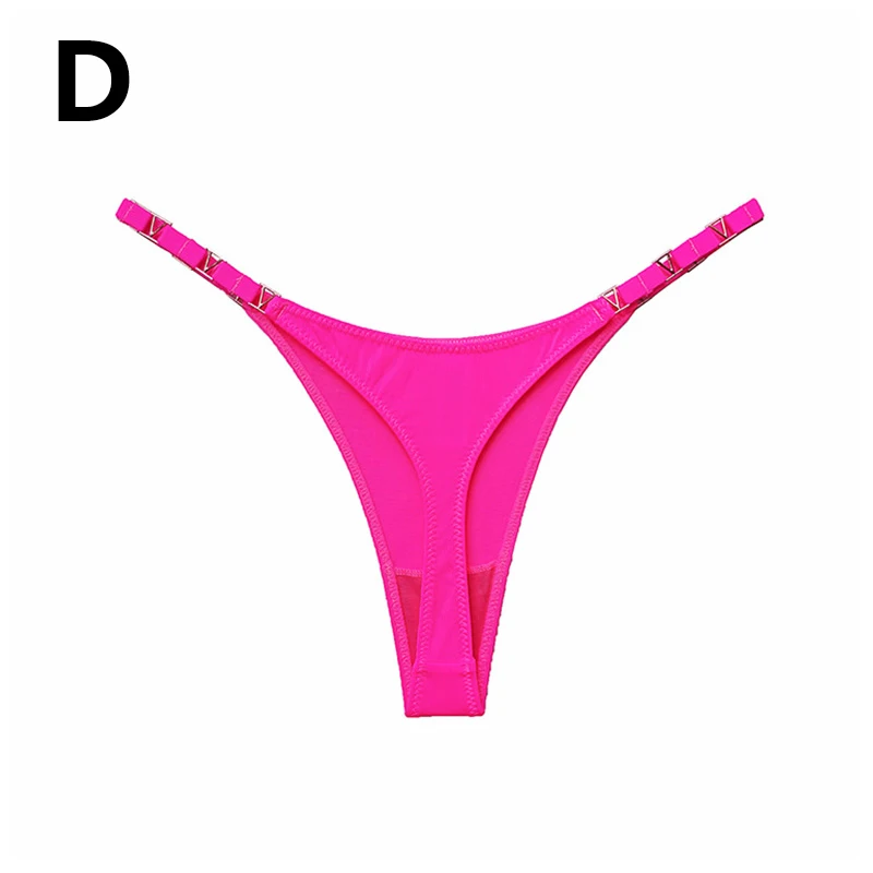 G-String Thongs for Women and Men Low-Rise Cheeky Underwear Cute Custom  Valentines Day Gift Pink