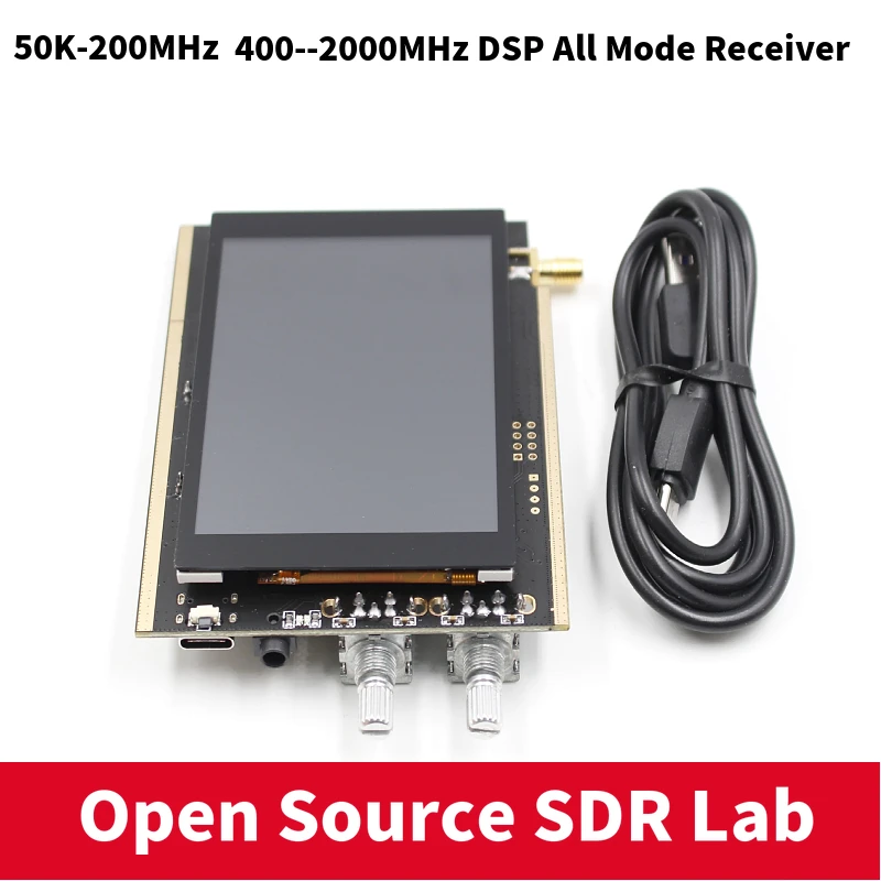 Malahit Ʈ ߿ DSP īƮ ű, SDR , 3.5 ġ LCD  ̽, 4 ̾ PCB CW ڵ, V1.10a, 50Khz-2GHz