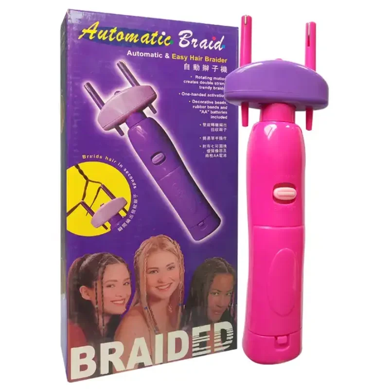 Professioanl Women Portable Electric Automatic DIY Hairstyle Tool Braid Machine Hair Weave Roller Twist Braider Device Kit
