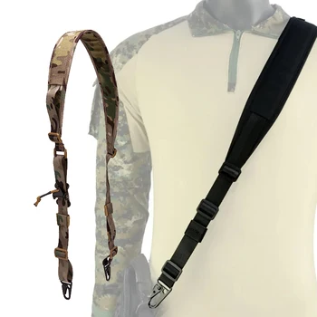Imbracatura tattica per fucile da caccia rimovibile imbottita a 2 punti attrezzatura da tiro modulare da combattimento accessori per cinturino MC