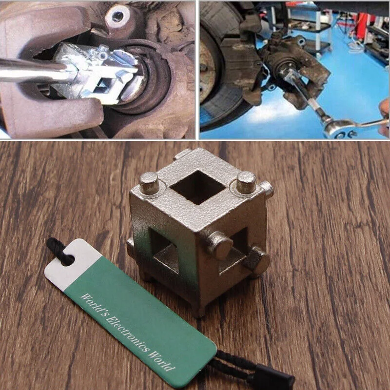 Auto Car Vehicle Freno A Disco Posteriore Pistone Pinza Wind Back Cube Tool 3/8 "Drive
