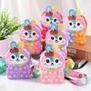 Cute Rabbit Silicone Bag Bunny Shoulder Bag Jelly Storage Bag Push Pop Bubble Purse Easter Coin Purse for Girls Kids Pop it Bag 1