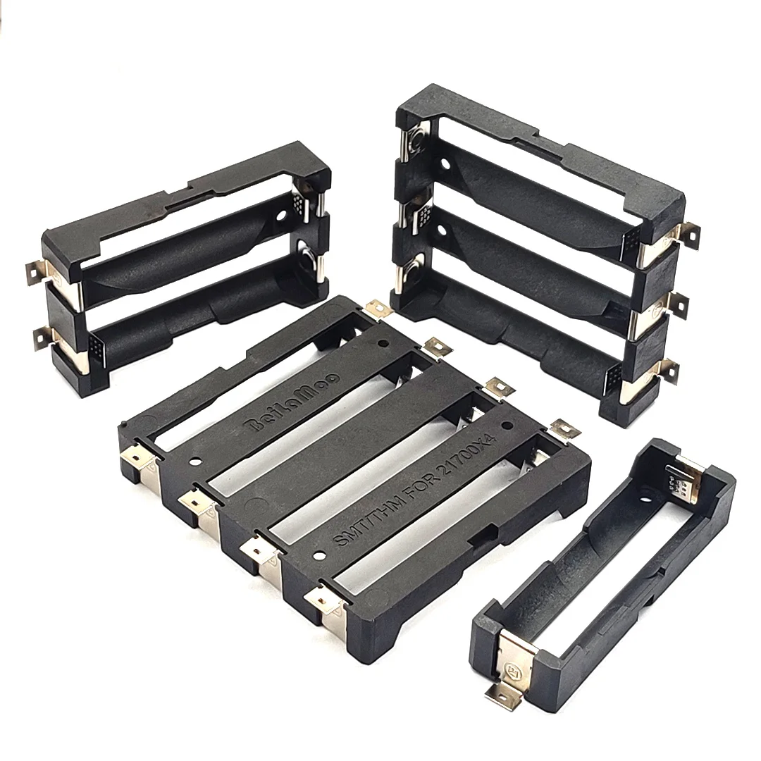 21700 Battery Holder SMT SMD Battery Box 21700 Storage Box 1S 2S 3S Case 1 x 2 x 3 4 battery storage box battery case battery holder battery box