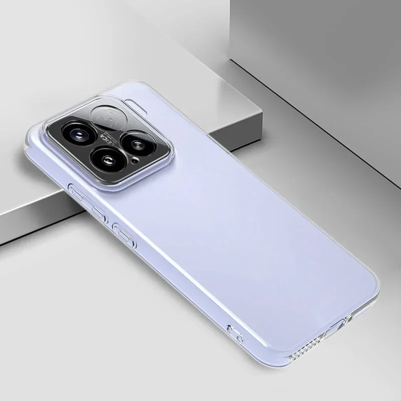 Clear Transparent Soft TPU Phone Case - Simple Slim Design