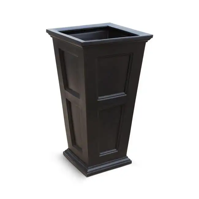 

40in Tall Planter - Black