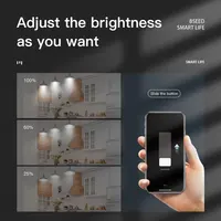 BSEED Smart Wall Switch 1Gang 1Way Wifi Dimmer Switch LED Light Switch Tuya Smart Life Alexa Wireless Control Need Neutral Wire - Image 5