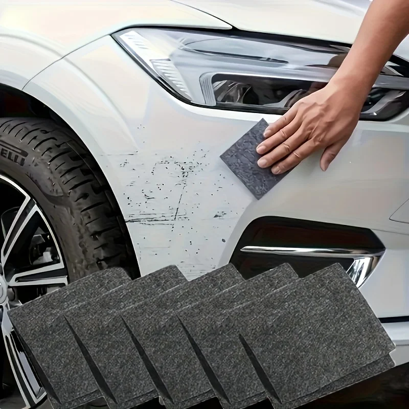10 Panni per la riparazione dei graffi dell'auto, panno per lucidatura e pulizia rapida, utilizzato per la manutenzione esterna e la pulizia dei veicoli, set