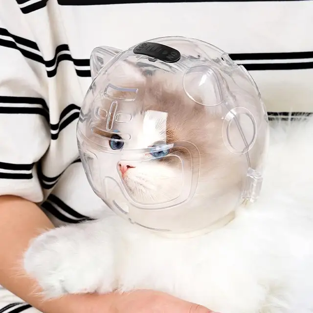 NEW Cat Head Cover Portable Transparent Prevent Biting Scratching Cat Products Bag Carrier Breathable Safety Travel Pet And D4E8