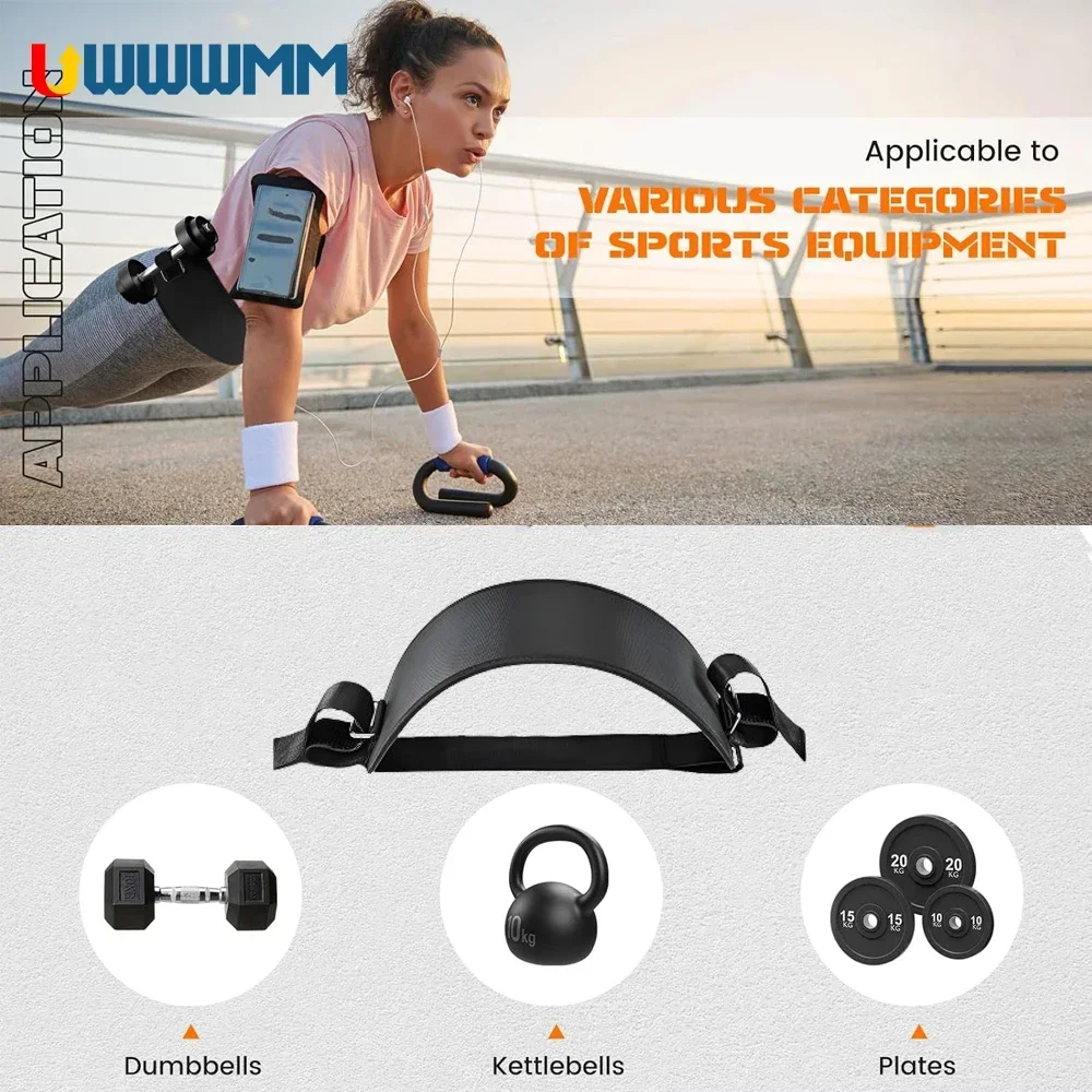 Hip Thrust Belt Women Men Gym Padding Hip Thrust Barbell Dumbell Holder Weight Belt Exercise Workout Equipment
