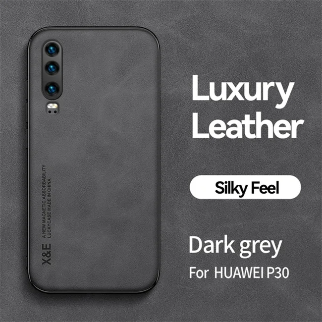 Luxurious Magnetic Sheepskin Leather Phone Case - Premium Back Cover