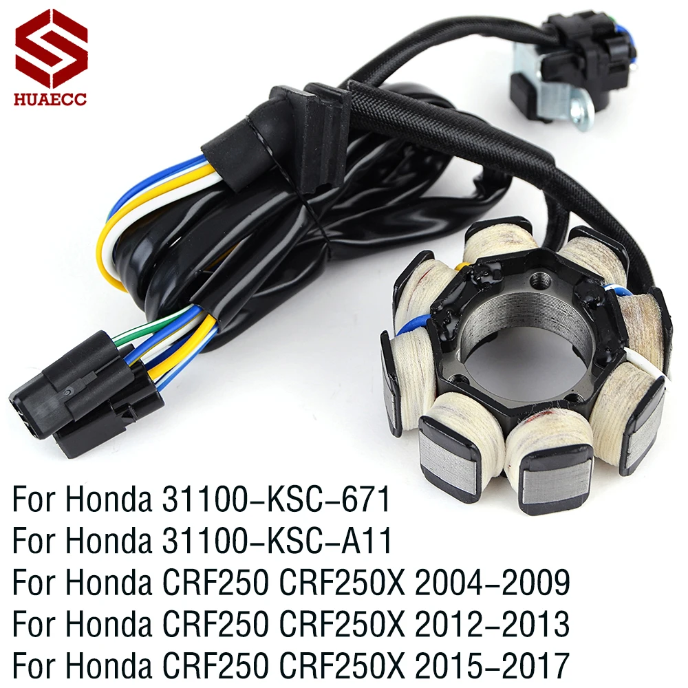 Moto Statore Bobina Per Honda Crf250 Crf250X 2004-2009/2012-2013/2015-2017 31100-Ksc-671 31100-Ksc-A11