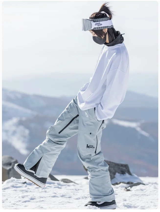 GSOU SNOW レディース メンズ スキーパンツ スノーボードパンツ