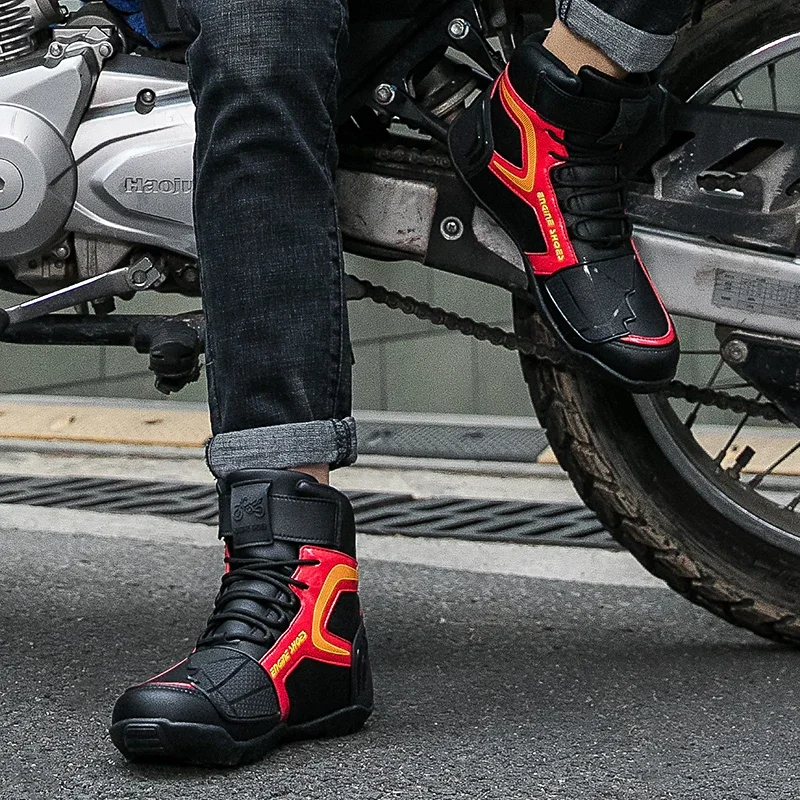 Waterproof Protection Wear-resistant Windproof Motorcycle Protective Boots Support Four Seasons Off-road Riders