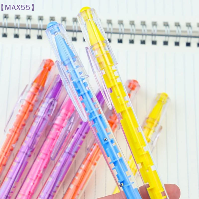 5/10Pcs 창의적인 문구 재미있는 퍼즐 게임 펜 미로 볼펜 스트레스 해소 쓰기 도구 독특한 선물【MAX-55】