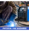 Welding Machine 200A ARC 110V/220V Dual Voltage Welder IGBT Stick MMA Welder LED Display Electrode Holder Work Clamp PROSTORMER 5