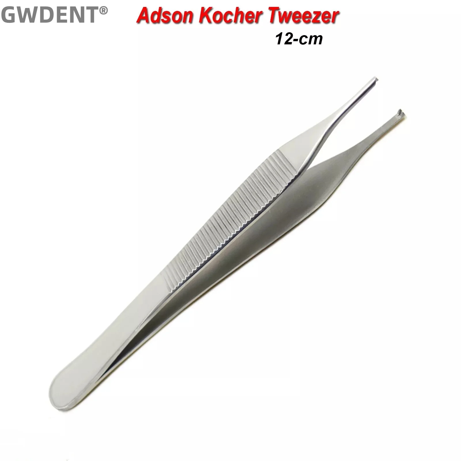 1 piece Dental Surgical Implant Thumb Dressing Tweezer Dental Adson Kocher Tweezers Implant Surgical Tools Stainless Steel 1