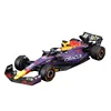 New Original Bburago 1:43 F1 Rb19 Las Vegas Gp Helmet Red Bull Rb19 Dust Cover #1 Max Verstappen #11 Sergio Perez Formula Racing 6