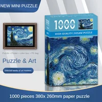 Adult 1000-Piece Puzzle: Van Gogh's Starry Night - Eco-Friendly 2