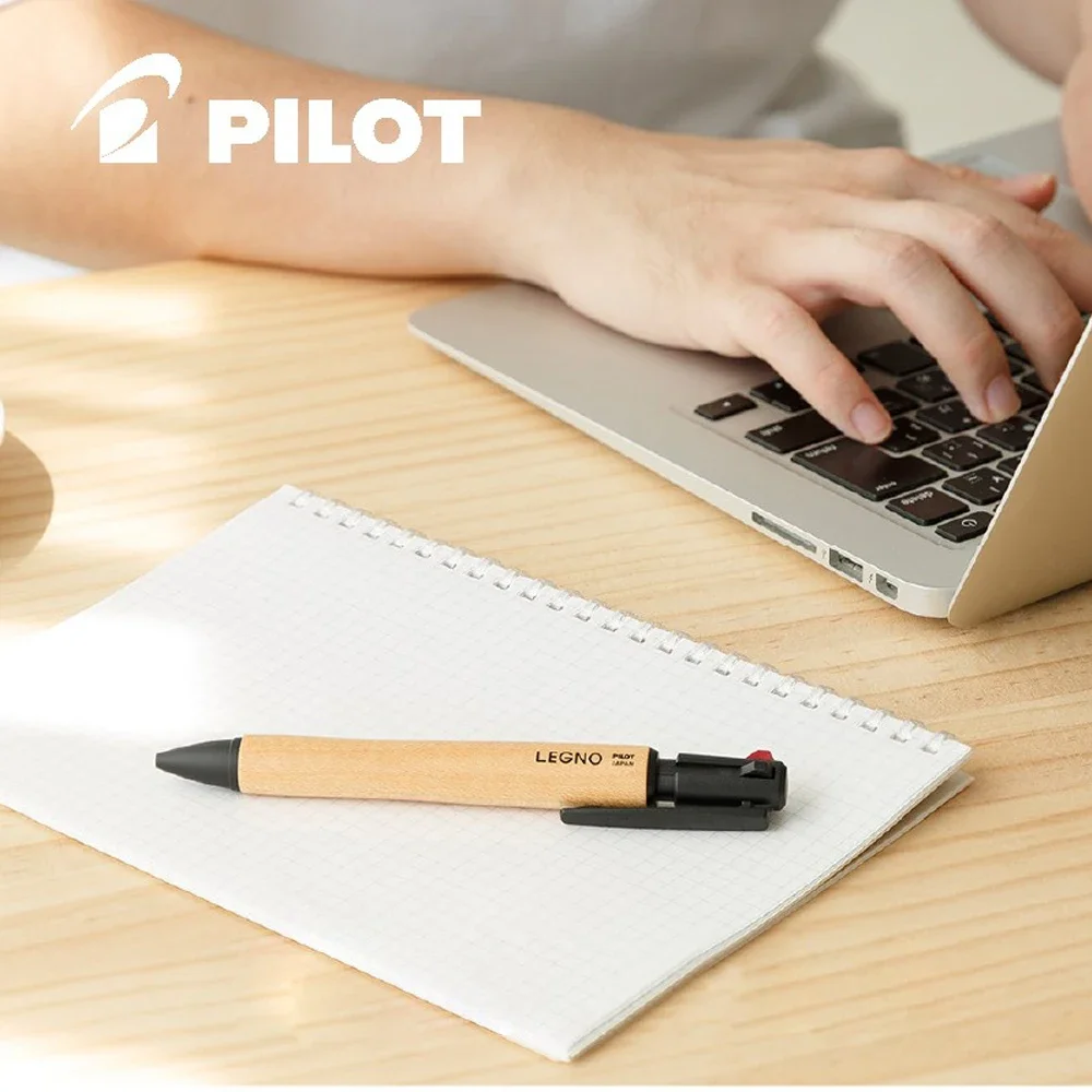 Japan Pilot Multifunctional Modular Pen LEGNO 2+1 Original Wood Handle Wooden Barrel Gel Pen 0.7mm Mechanical Pencil 0.5mm