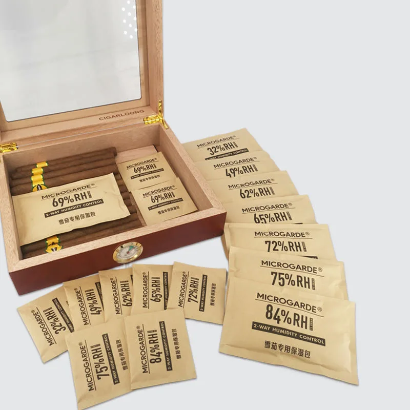 10g Humidor Packets 62%-84 humidity Cigar Humidity Control Humidor Relative Humidity Packs for Cigar Humidifier Bags 4
