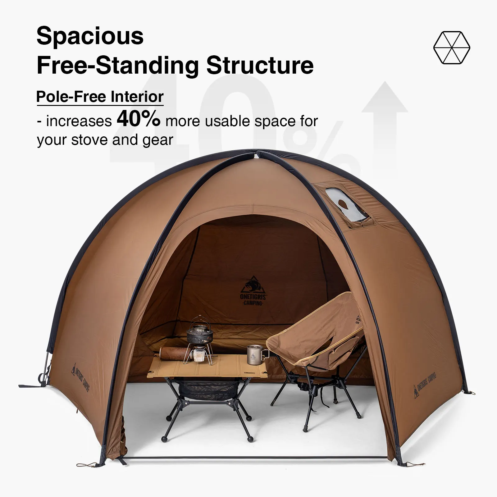 Waterproof Solo Dome Hot Tent 3