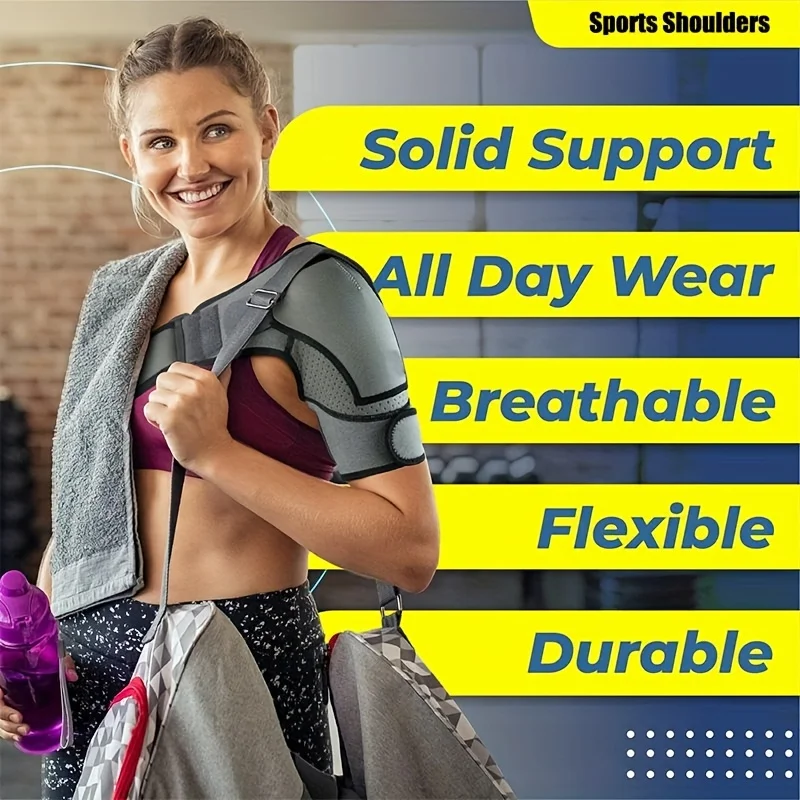 Enhanced Shoulder Support with Rotator Cuff Assistance and Compression Sleeve