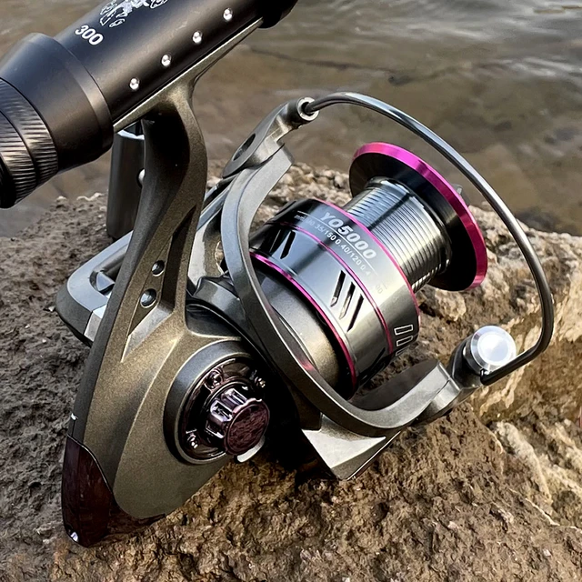 Ghotda Yo1000-7000 Spinning Reel 5.2:1 Metal Spool Metal Handle Spin  Fishing Reel Fishing Wheel - Fishing Reels - AliExpress