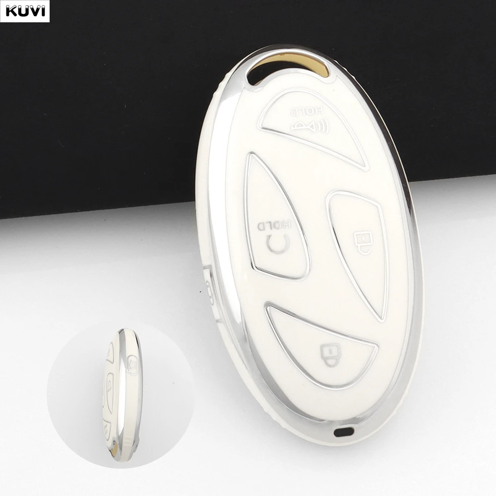 Premium 5-Button TPU Car Smart Key Protector Cover