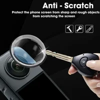 Protecteur d'objectif rotatif 8 en 1 pour Insta 360 X5 X4, avec protecteur d'écran, Films anti-rayures pour Insta360 X4 X5, protecteur d'objectif d'appareil photo 5
