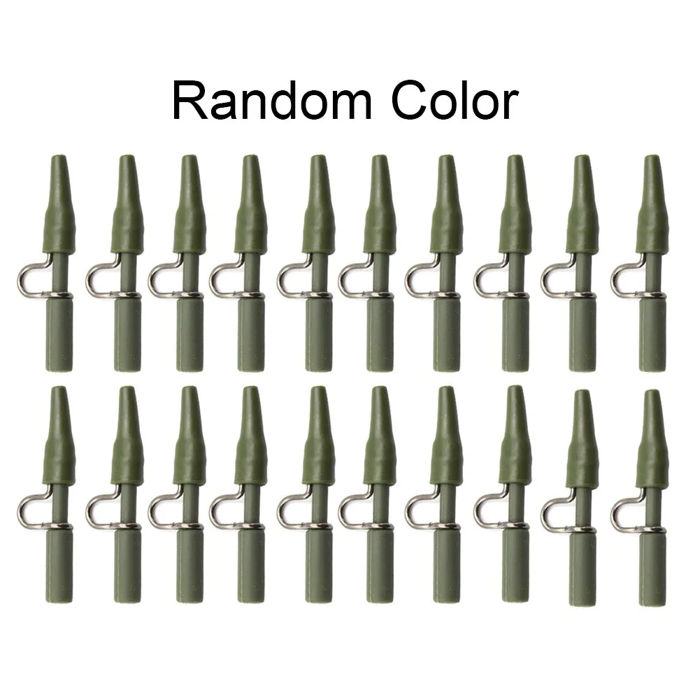 

20PCS Carp Fishing Accessories Back Leads Clip Silicone Sleeves Locking Tube Fishing Convert Weight Sleeves Carp Rig Tackle