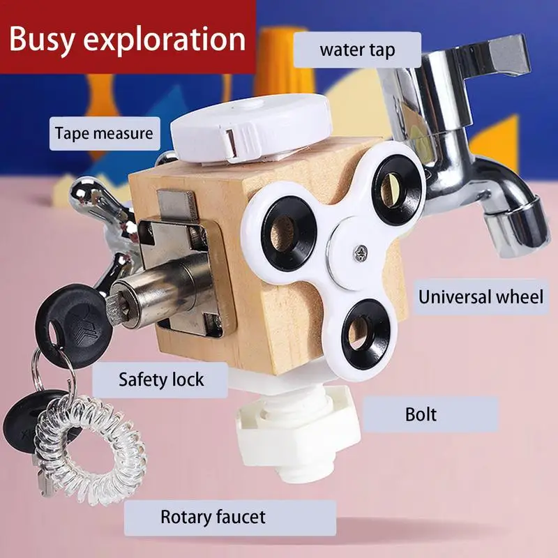 Рисунок 2 - Деревянный занятый кубик Монтессори