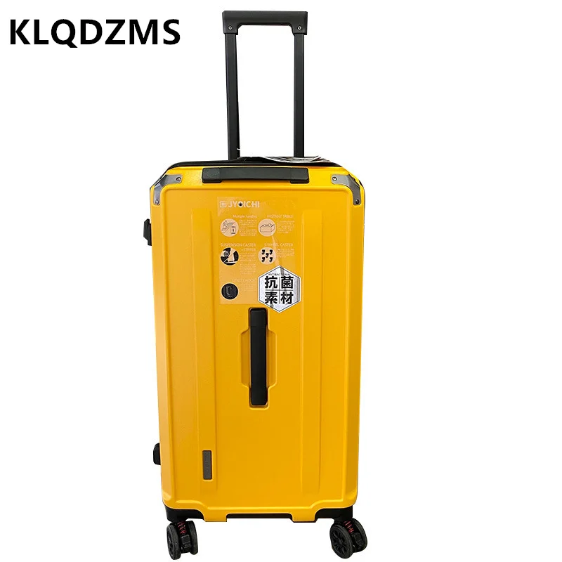 

KLQDZMS New Suitcase ABS+PC Wheeled Travel Bag 22"24"26"28"30"32"34"36"40 Inch Large Capacity Trolley Case Thickened Suitcase