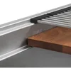 Silver kitchen sink 45-inch Workstation Ledge Kitchen Sink Undermount 16 Gauge Stainless Steel kitchen  sink  stainless 6