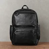 Genuine Leather Men Backpack Vintage Laptop Bag Large Capacity Travel Backpack Head Layer Cowhide Leather Computer Bag pack 4