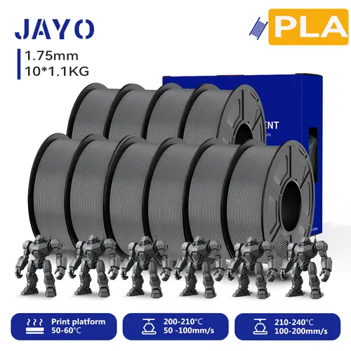 JAYO 3D Printer PLA/PLA Meta/PETG/PLA PLUS/PLA Matte Filament 1.75mm 9/10 Rolls 3D Printing Materials for 3D Printer&3D Pen - Image 12