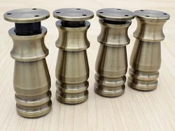 4pcs Aluminum Adjustable Furniture Legs 8/10/12/15 cm height Cabinets Tables Chairs Sofa Feet with Non-Slip Rubber Base