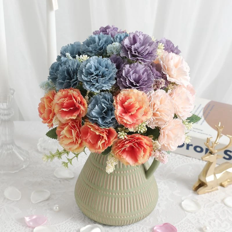 Künstliche Pfingstrose Blumenstrauß für zu Hause Raum dekor gefälschte Blumen Garten Hochzeits feier Dekoration Braut Garten DIY Vase Ornament